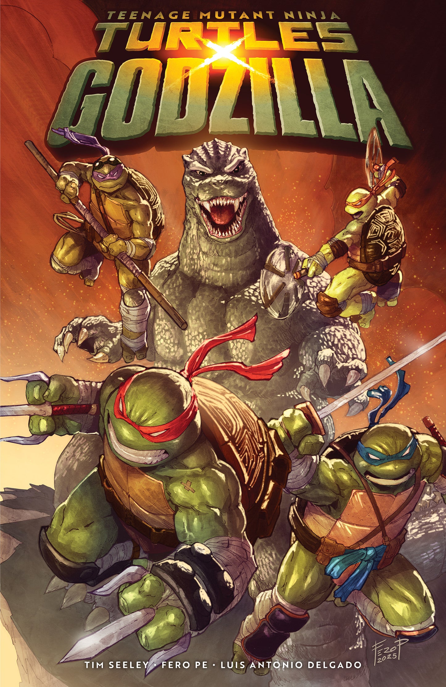 Teenage Mutant Ninja Turtles x Godzilla