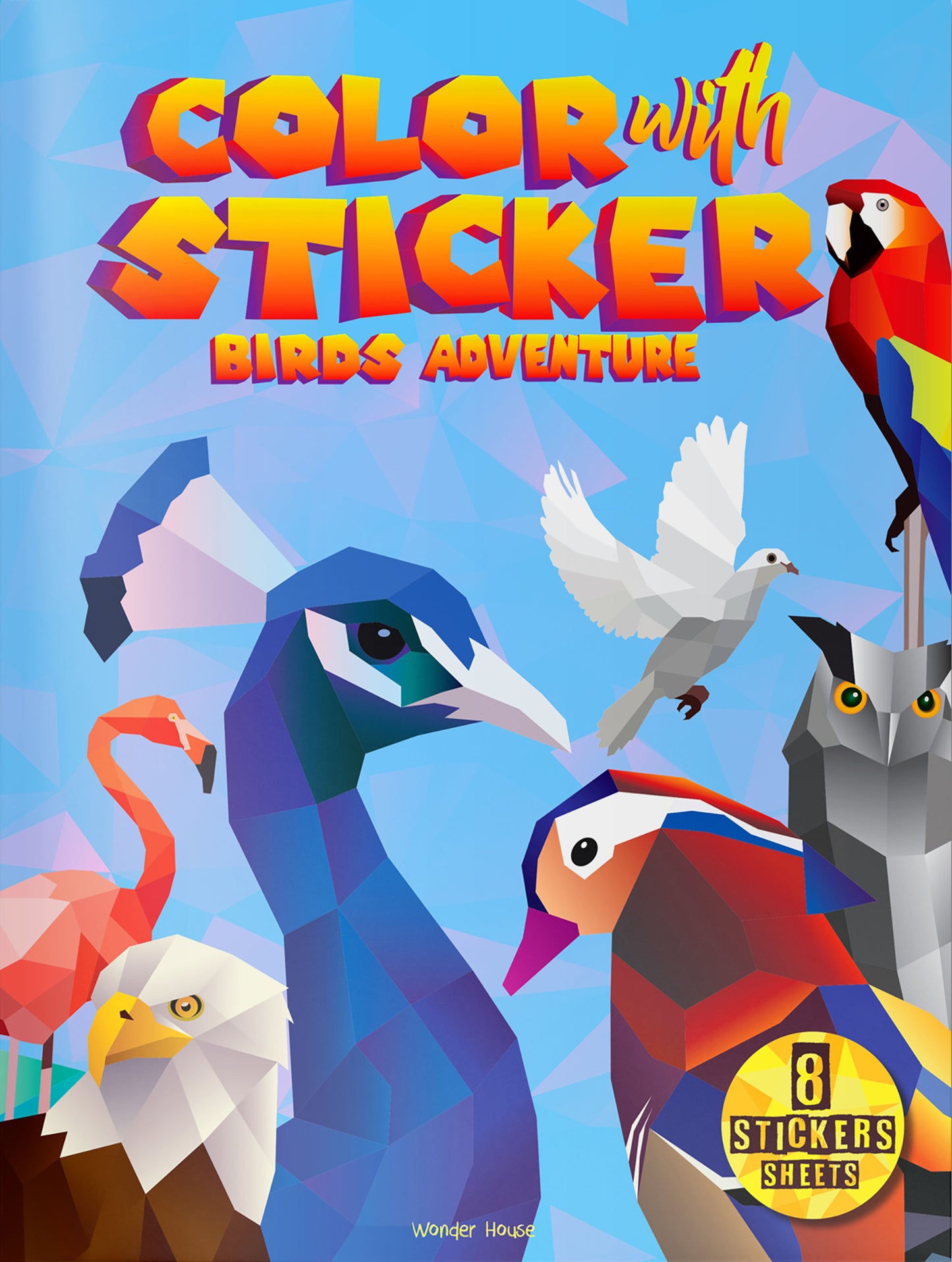 Color with Sticker - Birds Adventure