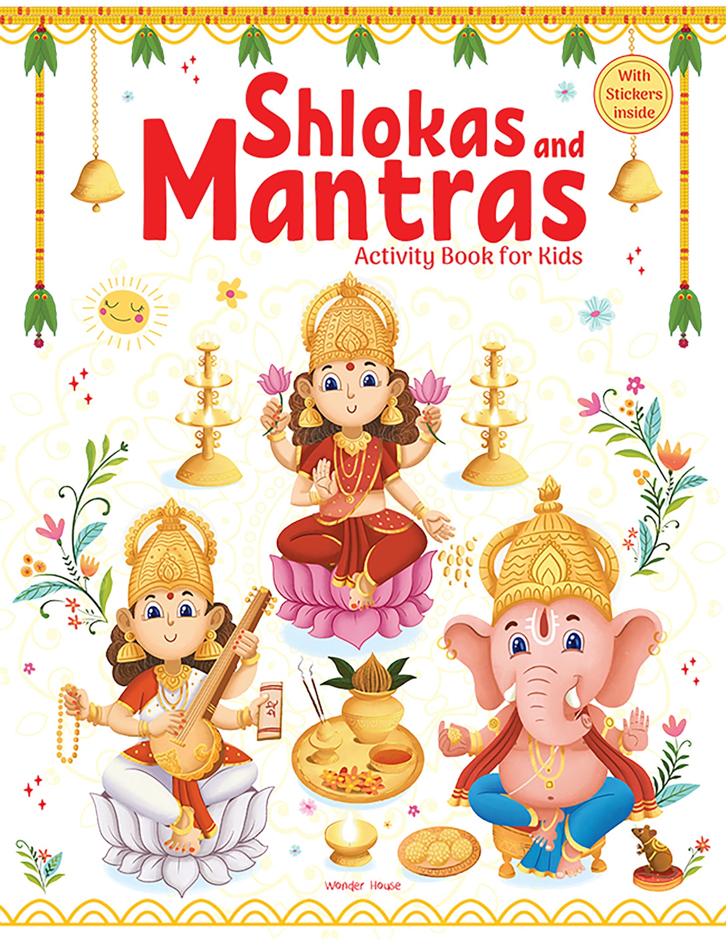 Shlokas and Mantras - Activity Book For Kids - Illustrated Book With Engaging Activities and Sticker Sheets
