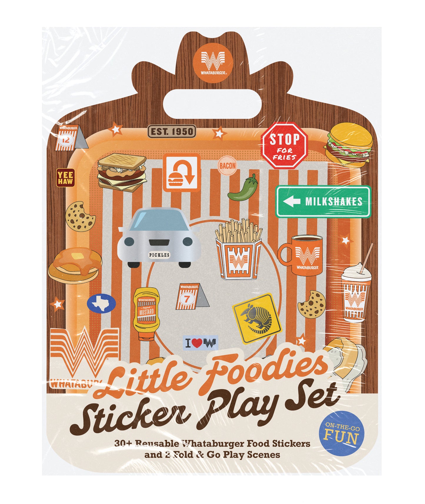 Little Foodies Reusable Sticker Play Set