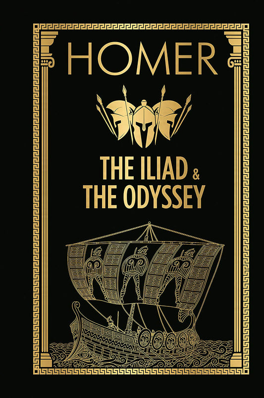 HOMER: The Iliad &amp; the Odyssey (Deluxe Hardbound Edition)