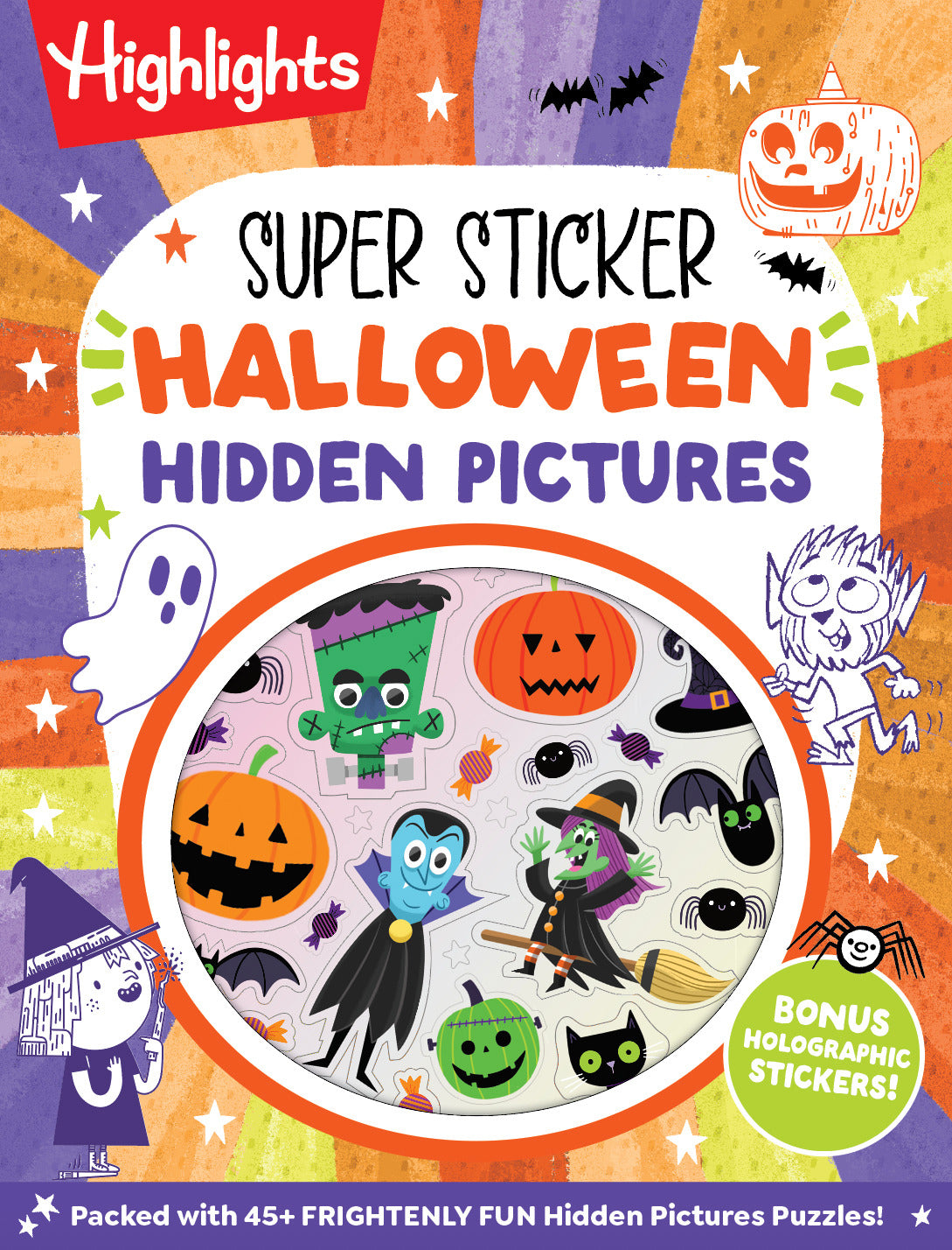 Super Sticker Halloween Hidden Pictures