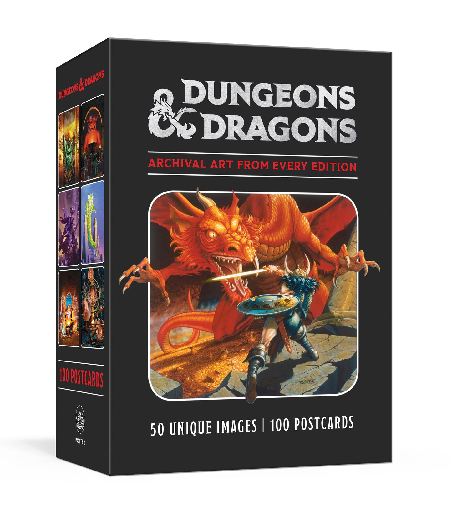 Dungeons &amp; Dragons 100 Postcards: Archival Art from Every Edition