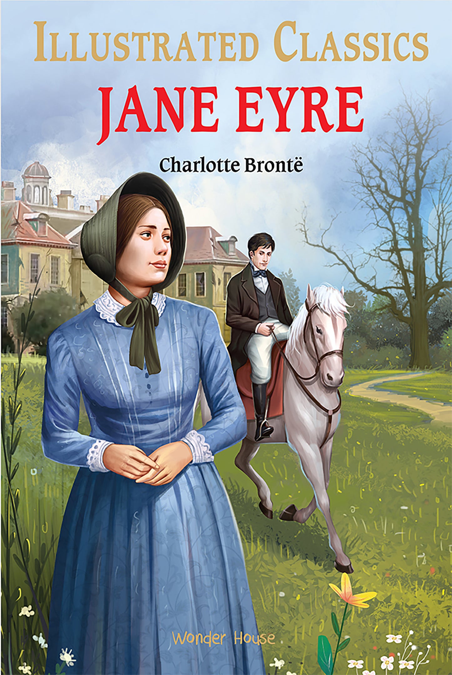 Jane Eyre for Kids : illustrated Abridged Children Classics English Novel with Review Questions