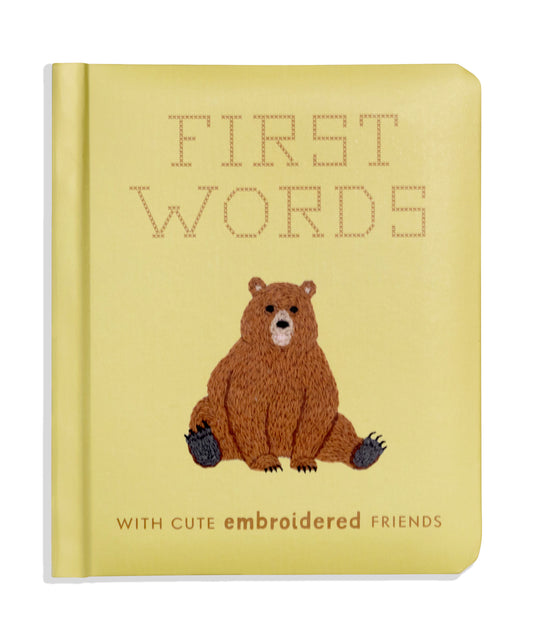 First Words with Cute Embroidered Friends