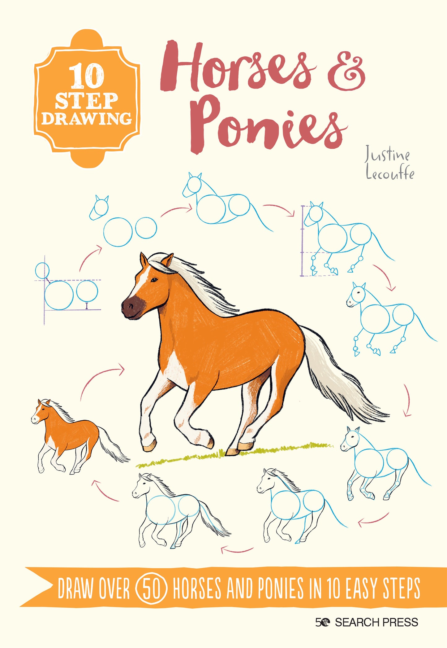 10 Step Drawing: Horses &amp; Ponies