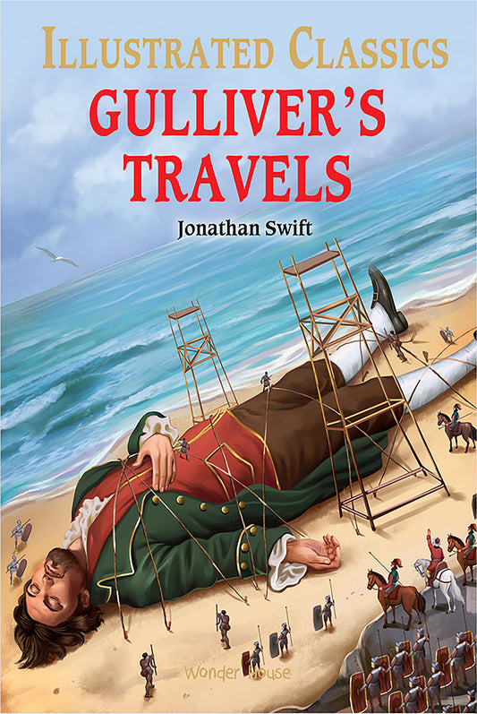 Gulliver Travels : Illustrated Abridged Children Classics English Novel with Review Questions (Hardback)