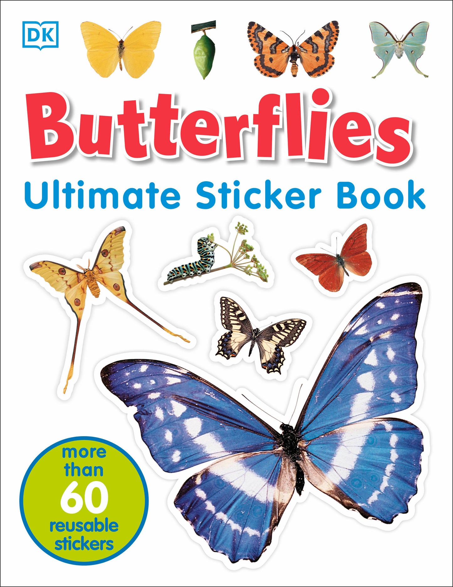 Ultimate Sticker Book: Butterflies