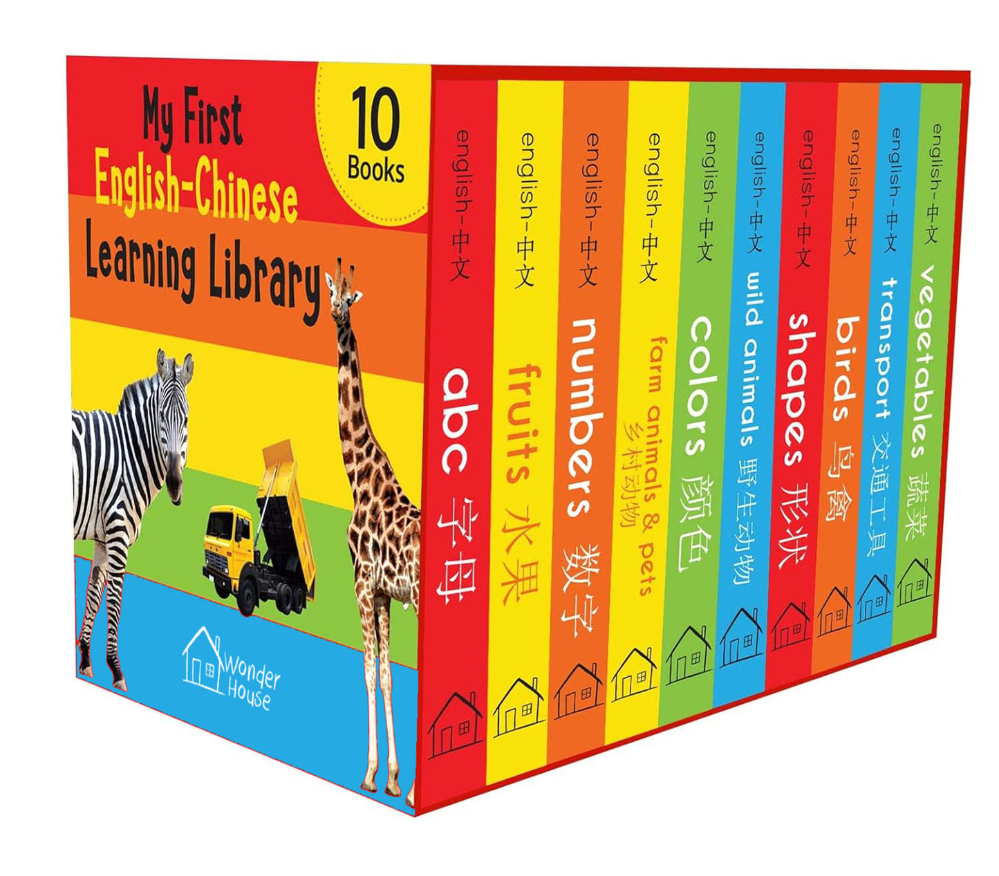 My First English-Chinese Learning Library : Bilingual Boxset of 10 Picture Board Books for Kids